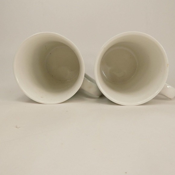 Two (2) Mickey Mouse Christmas Coffee Mug Cup Walt Disney Green Red White UEJY# - Picture 12 of 14